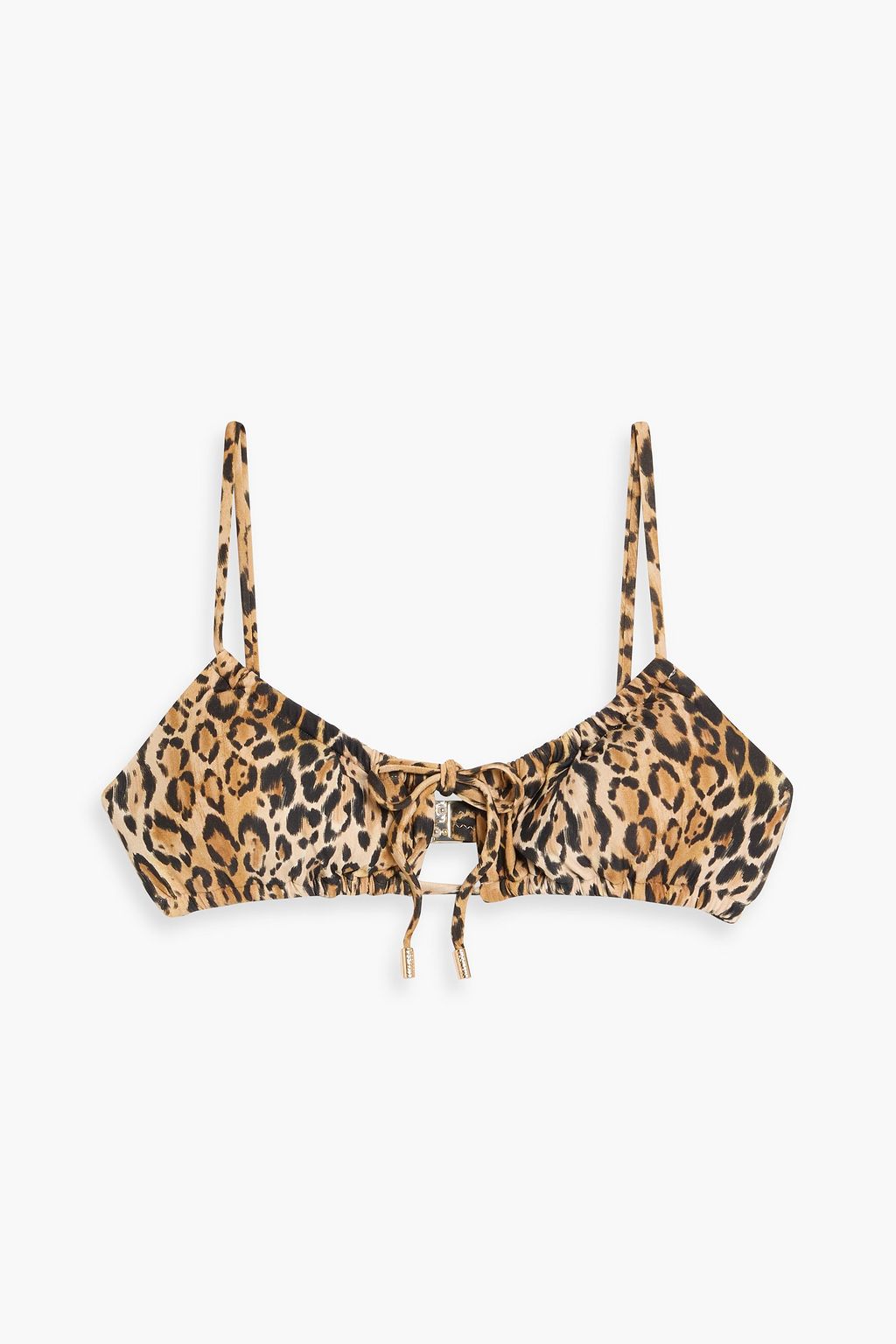 Egypt Leopard-Print Bikini Top