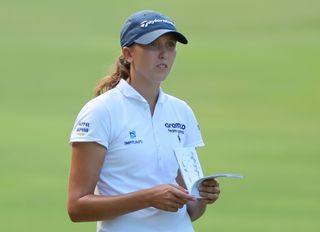 Pia Babnik at the 2022 US Women's Open