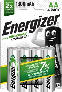 Energizer Rechargeable AA Batteries &ndash; 4 Pack