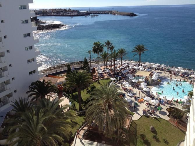 Gunn-Rita Dahle Flesjaa is enjoying the view in the Canary Islands