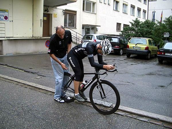 Javier Sanchez (remember him from last year) dials his TT position