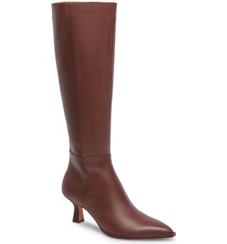 Auggie Pointed Toe Knee High Boot