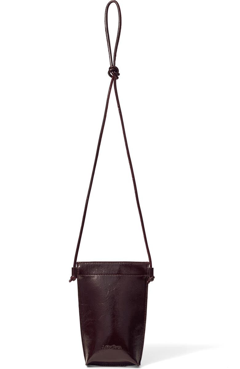 Leather Crossbody Phone Pouch