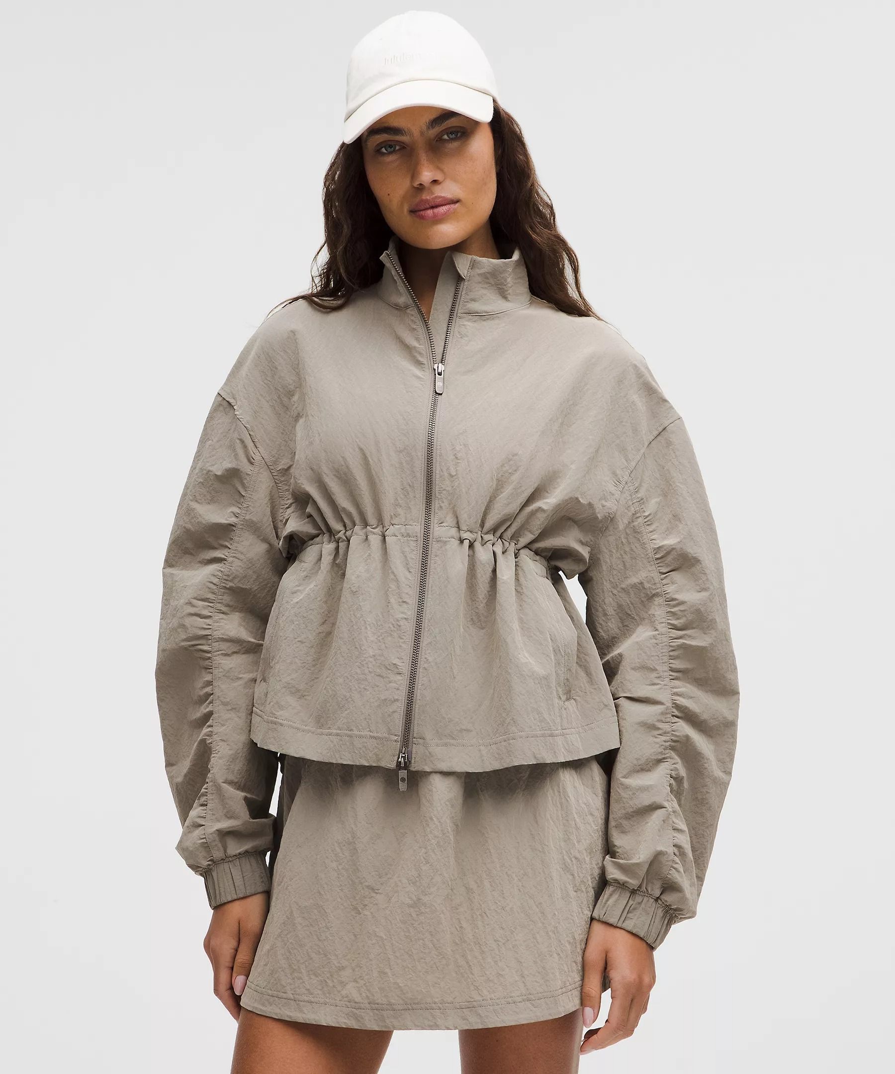 Lululemon, Crinkle Nylon Cinchable Jacket