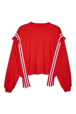 Red and White Stripe Jumper, £8
