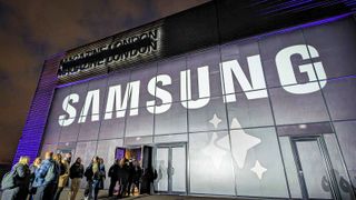 Samsung Galaxy Unpacked 2024 entrance in London