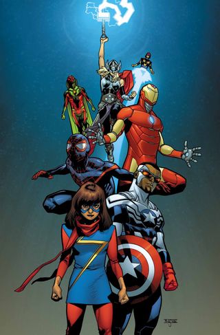 All-New All-Different Avengers #1 Mahmud Asrar variant cover