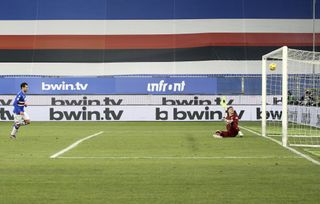 Antonio Candreva scored a Panenka-style penalty to drew Sampdoria level against Udinese