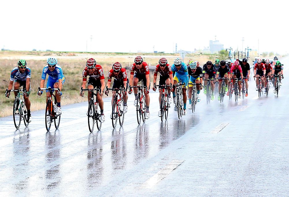 A wet stage today in Turkey