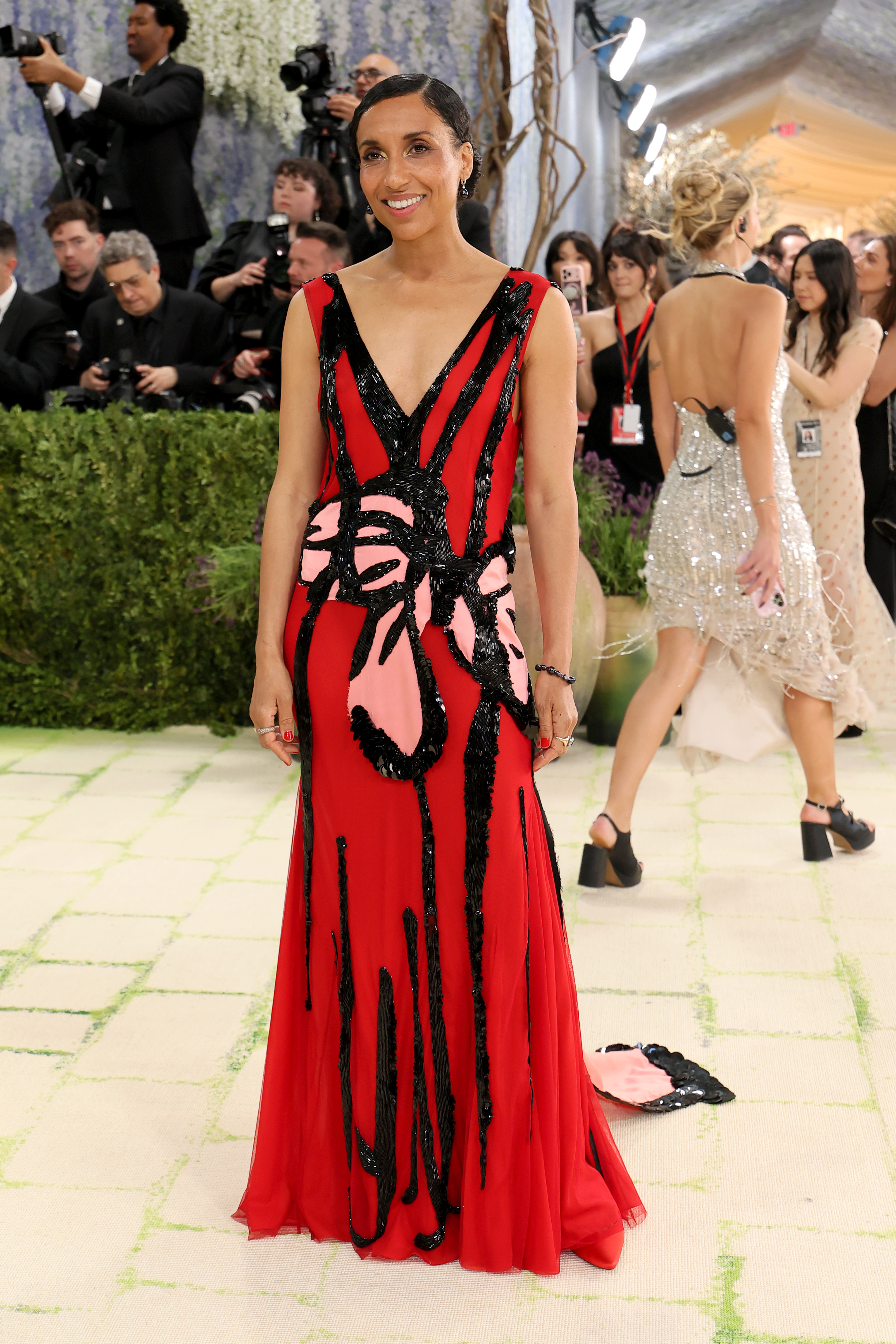 Chioma Nnadi attends the 2026 Met Gala celebrating "Costume Art" at the Metropolitan Museum of Art on May 04, 2026 in New York City. (Photo by Mike Coppola/Getty Images)