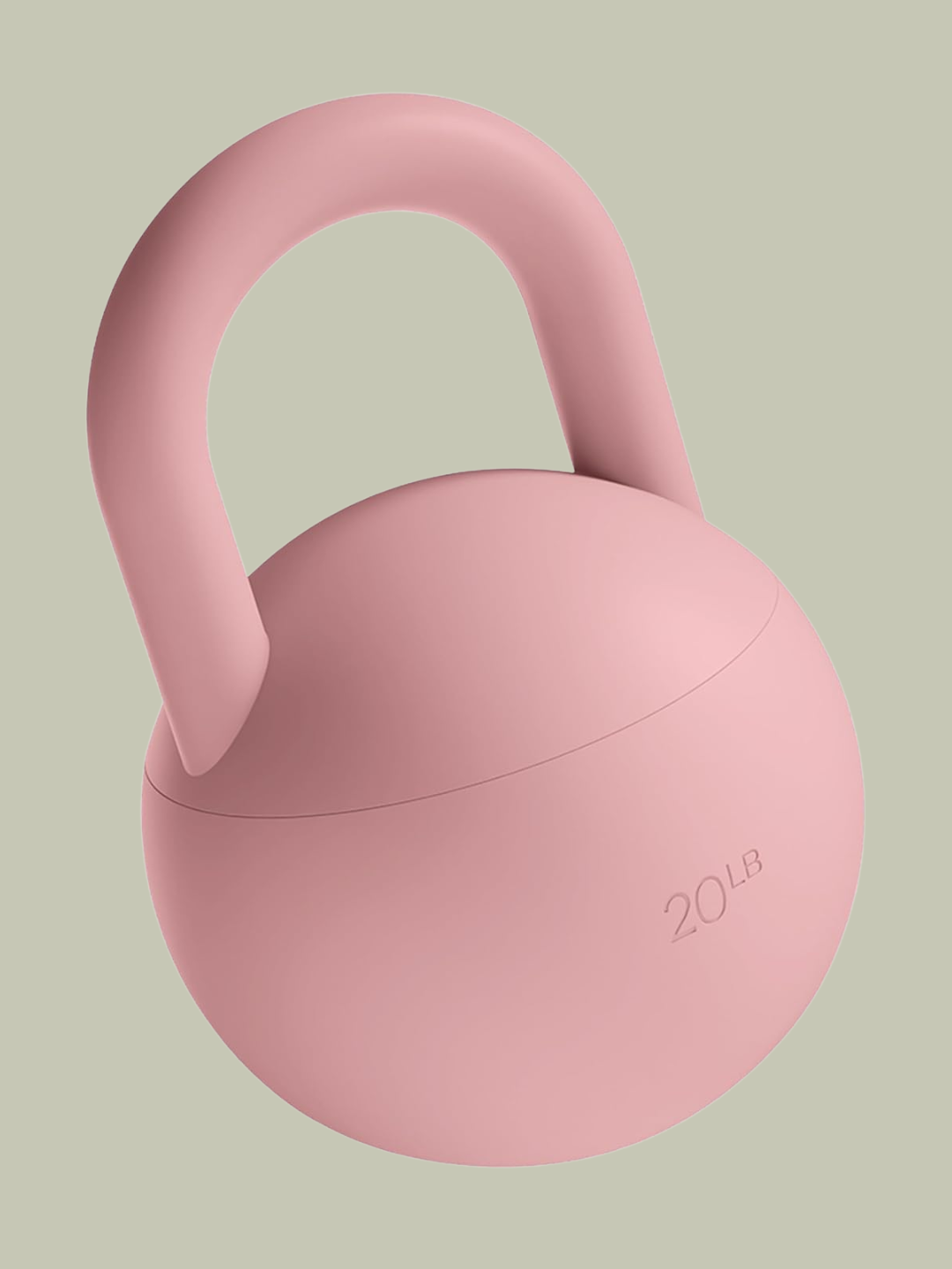A blush kettlebell from Bala