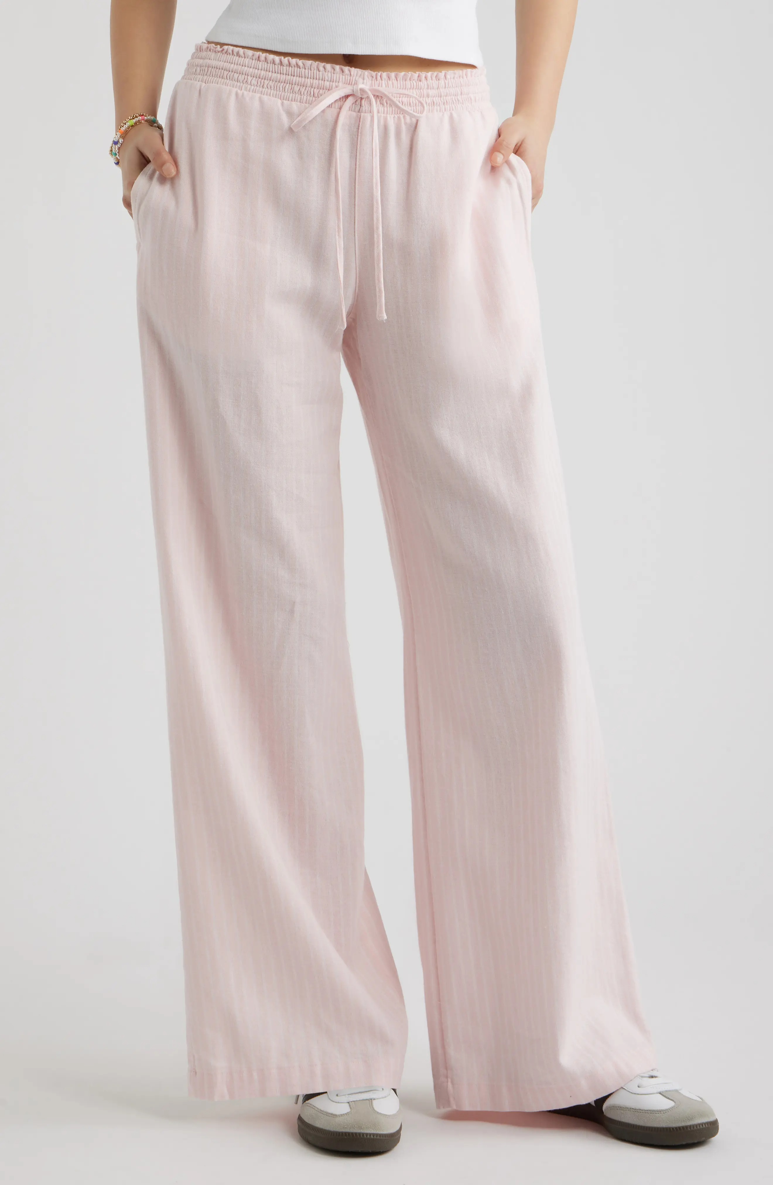 BP., Linen Blend Beach Pants