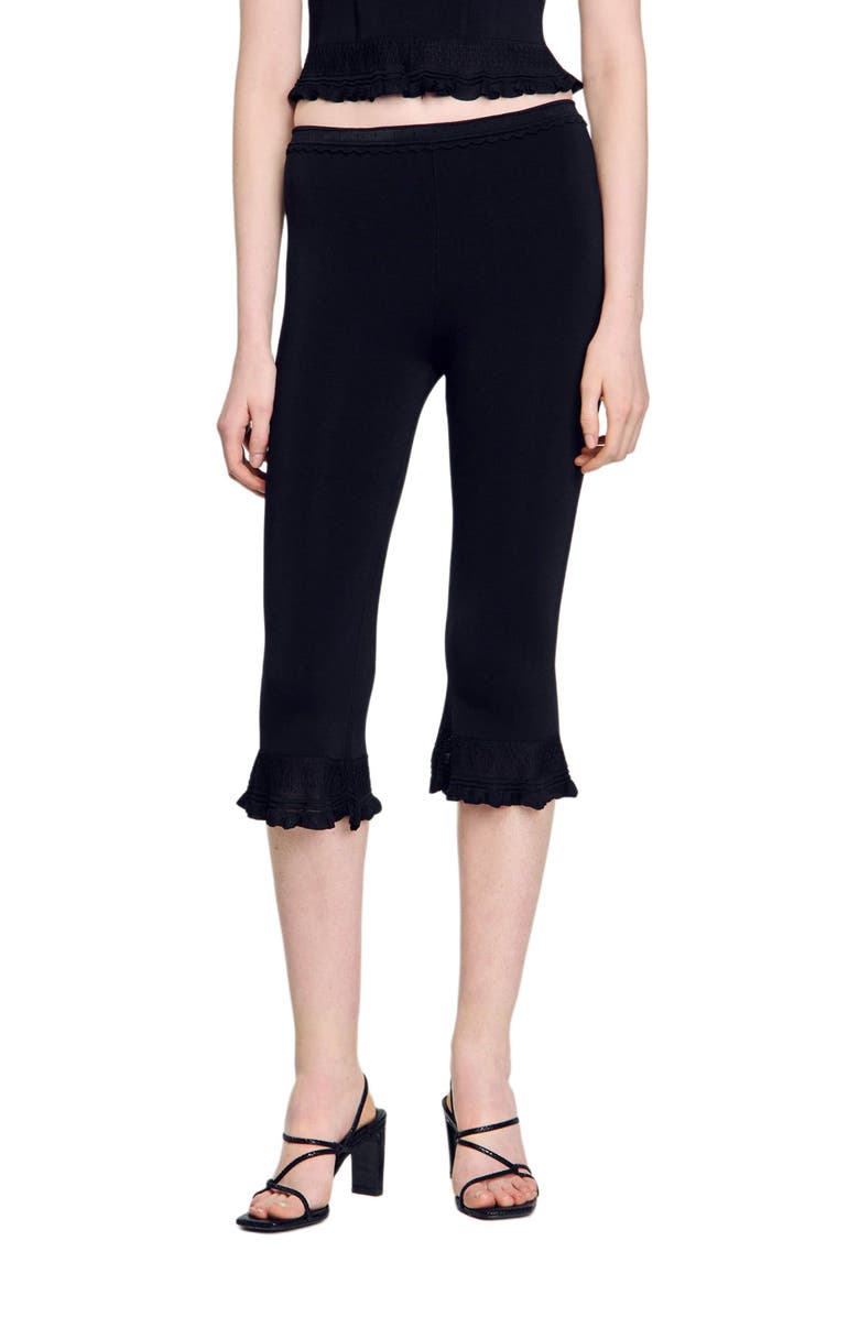 Ruffled Capri Pants
