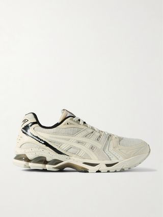 Gel-Kayano 14 Rubber-Trimmed Canvas and Leather Sneakers