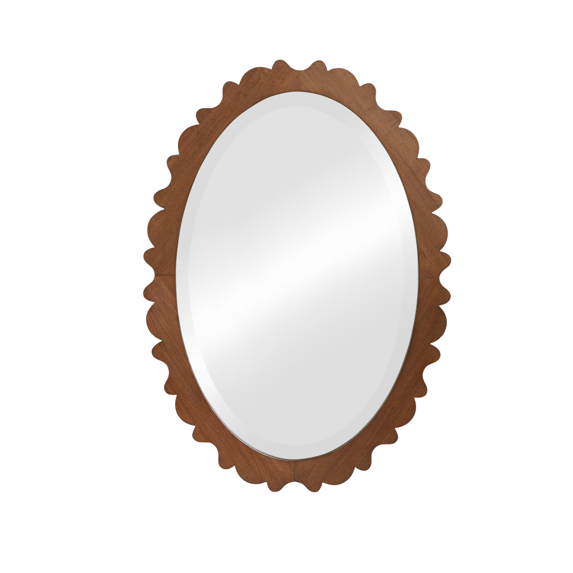 a wood mirror