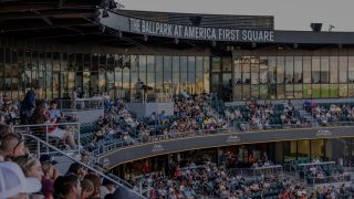 The Salt Lake Bees Ballpark at America First Square.
