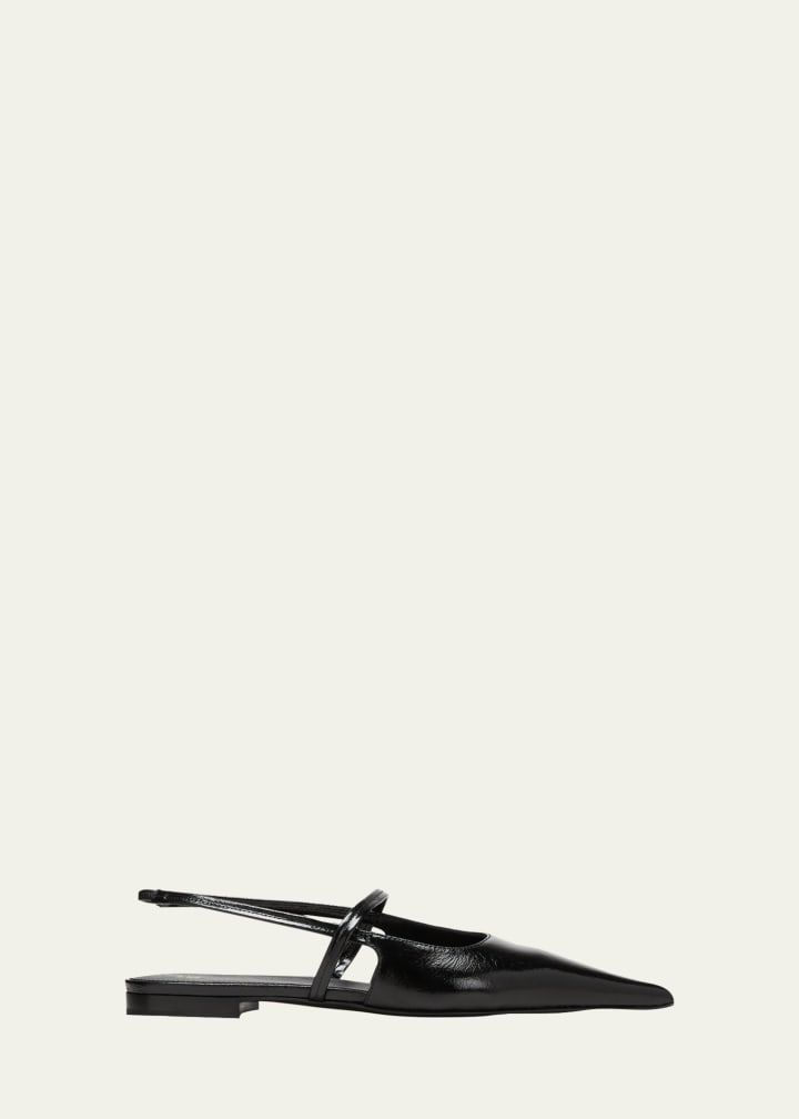 slingback wedding flats