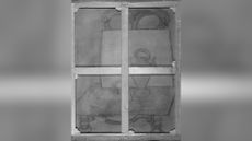 A team of scientists using x-ray and infrared imaging discovered this hidden Pablo Picasso drawing beneath one of the artist's abstract paintings. The drawing shows a pitcher, mug and what may be a newspaper perched on a tabletop or seat of a chair.