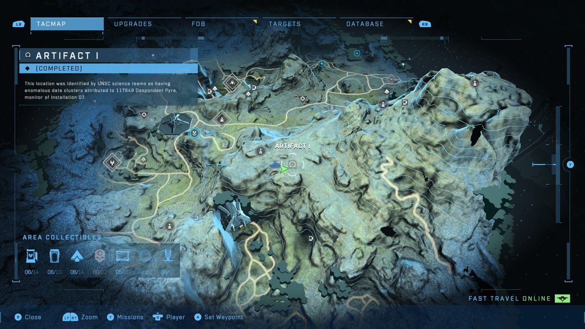 Artifact I location