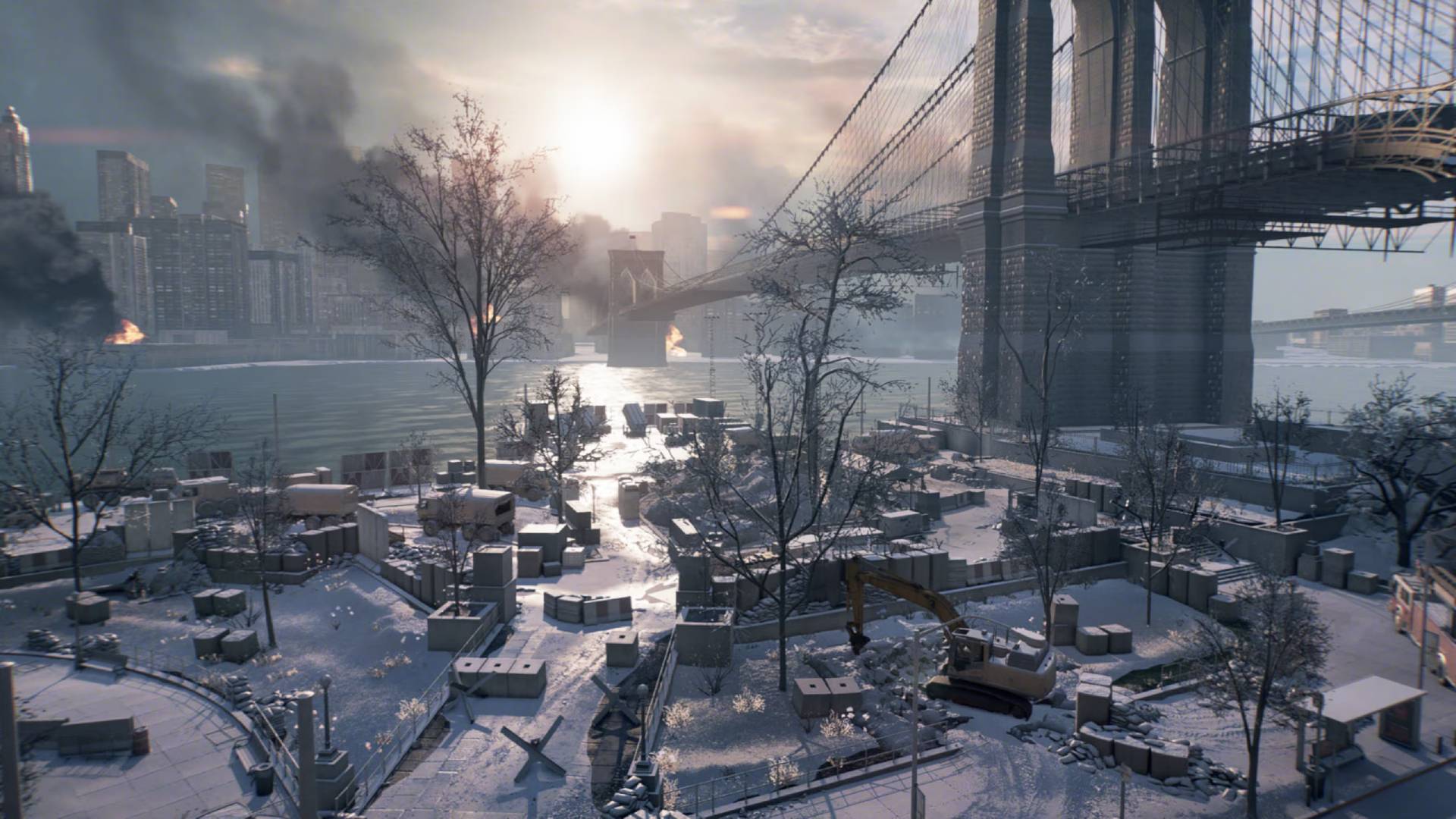 Battlefield 6 Season 1 Ice Lock Empire State map with snowy Brooklyn streets