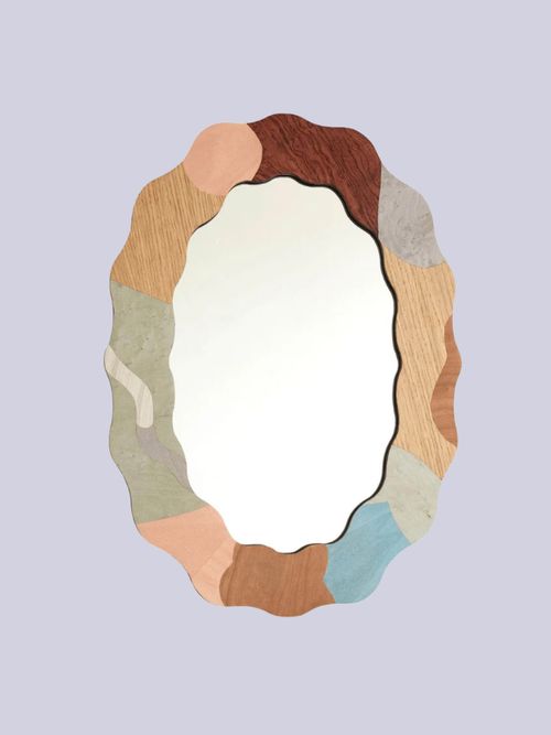 Oval Curve Mirror