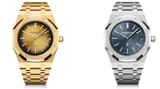 Royal Oak 50th Jumbo editions in gold and classic steel