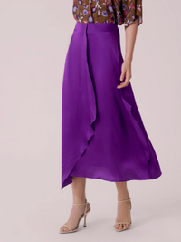 'Grace' Silk Midi Skirt ( $240.00