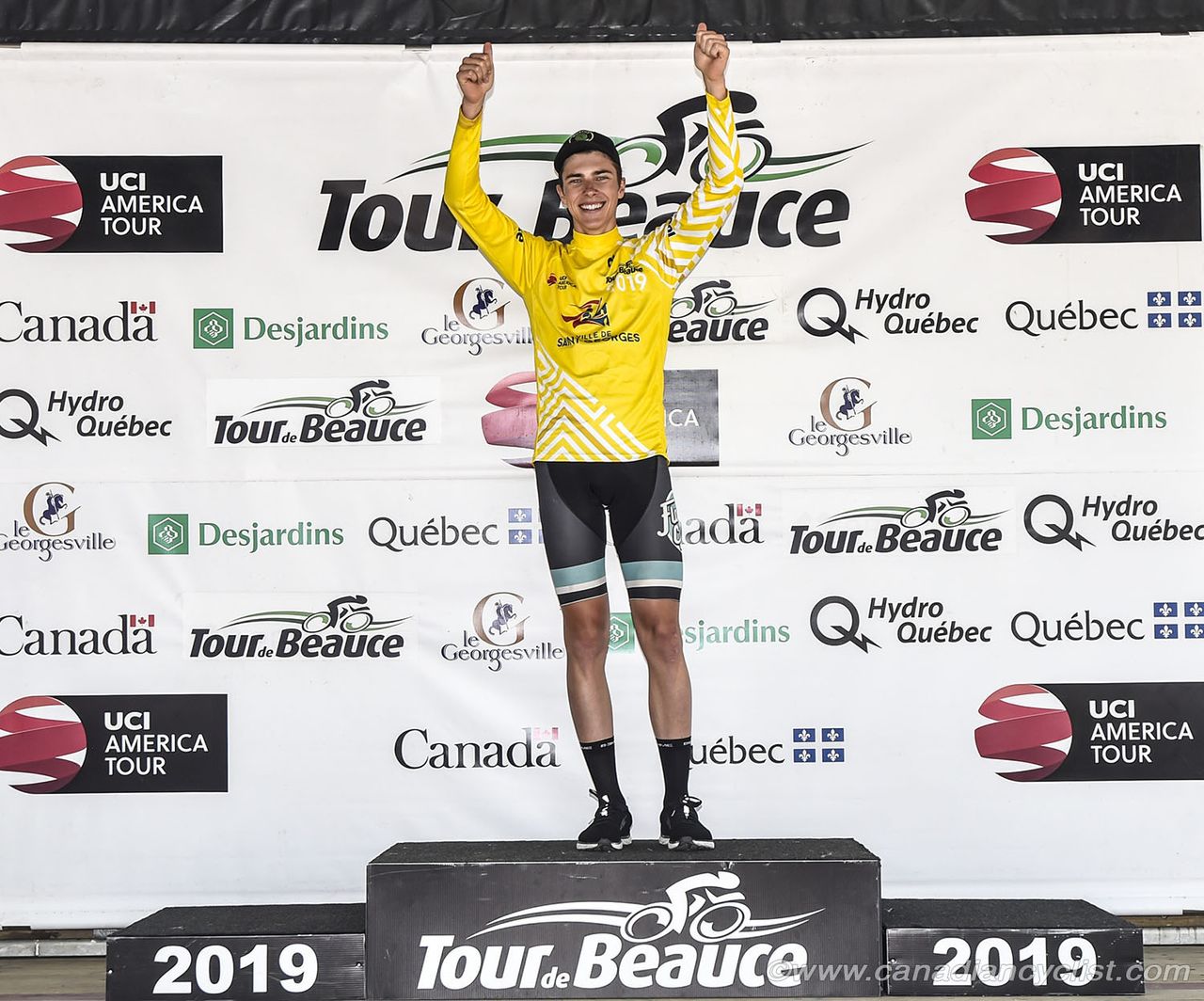 Tour de Beauce leader Nicolas Zukowsky (Floyds Pro Cycling Team)