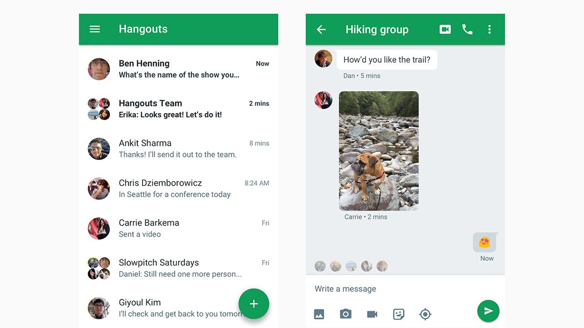google hangouts chat decommissioned