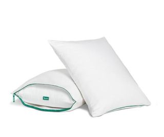 One Marlow Pillow leaning on another against a white background.
