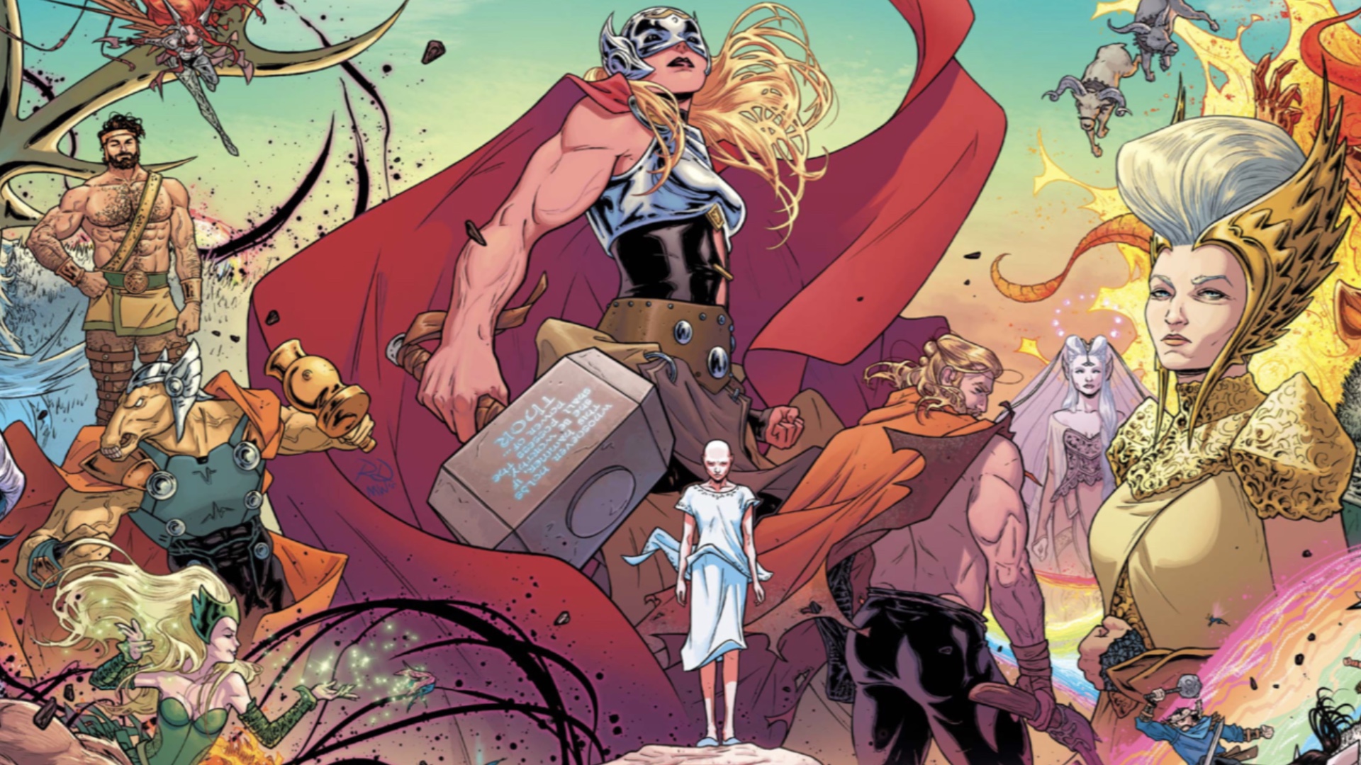 The Mighty Thor #1 cover art
