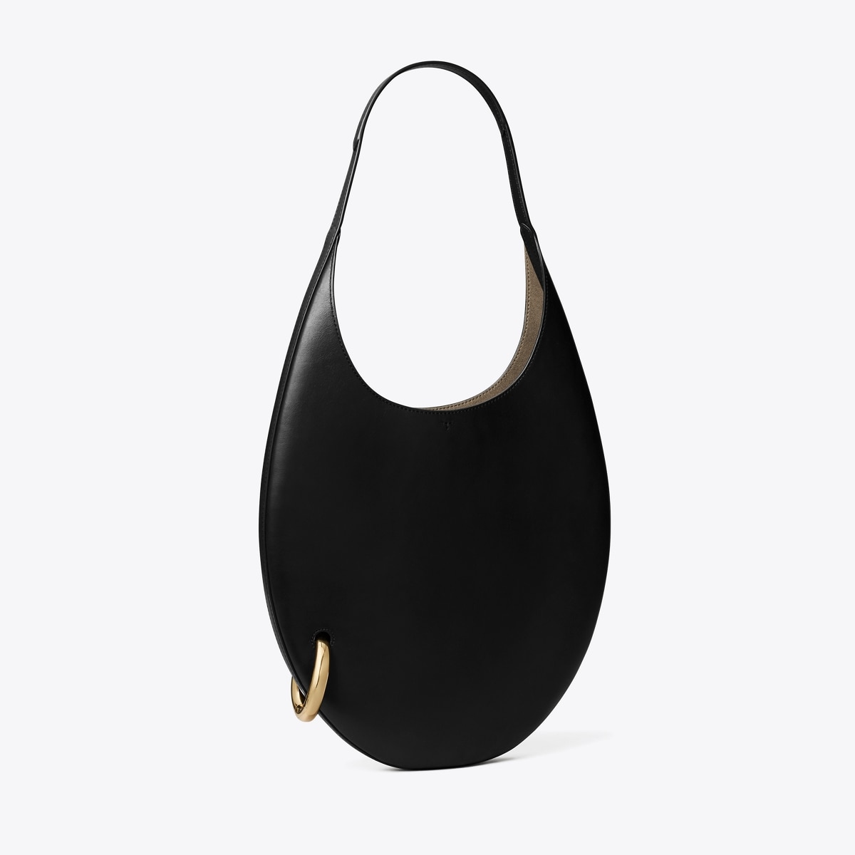 Pierced Handbag in Black, Size Os