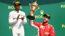 F1 British Grand Prix Sebastian Vettel Lewis Hamilton