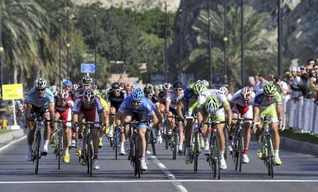 Marcel Kittel (Project 1t4i) sprints to win the final Oman stage.