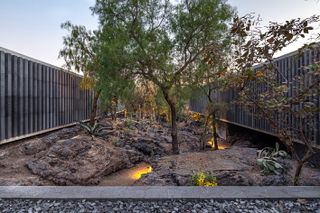 gardens and architecture at The remodeling and expansion of the Anahuacalli Museum in Mexico City by Taller | Mauricio Rocha