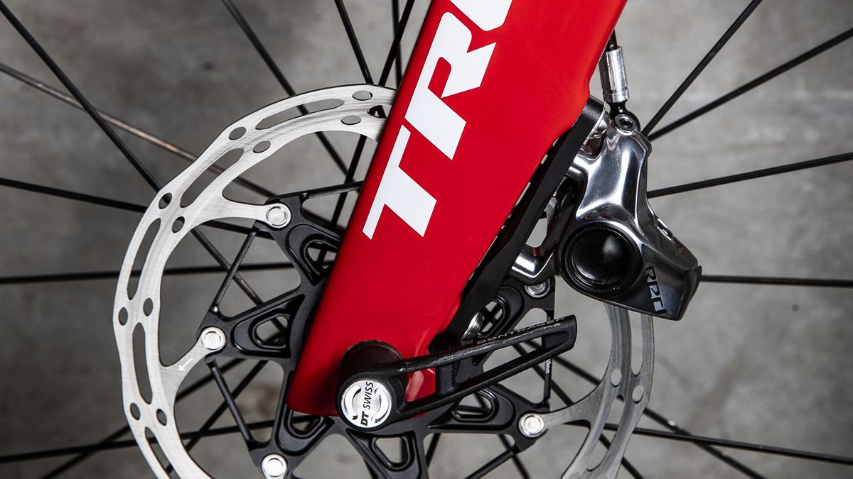 The disc rotors on SRAM's new groupset are now road-specific