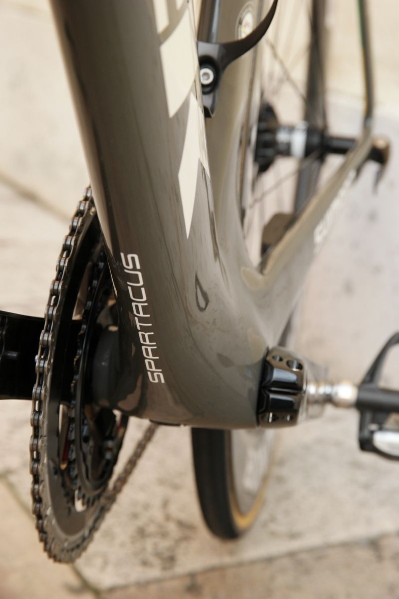 A nice big bottom bracket on the Madone