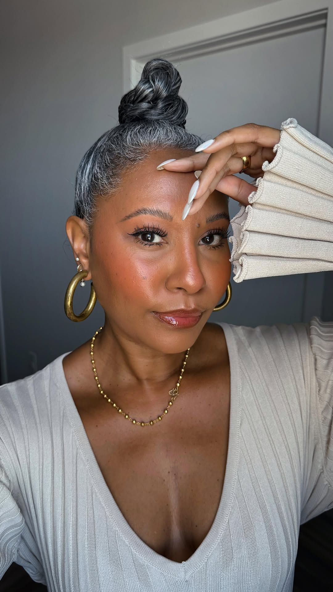 Tennille Jenkins taking selfie