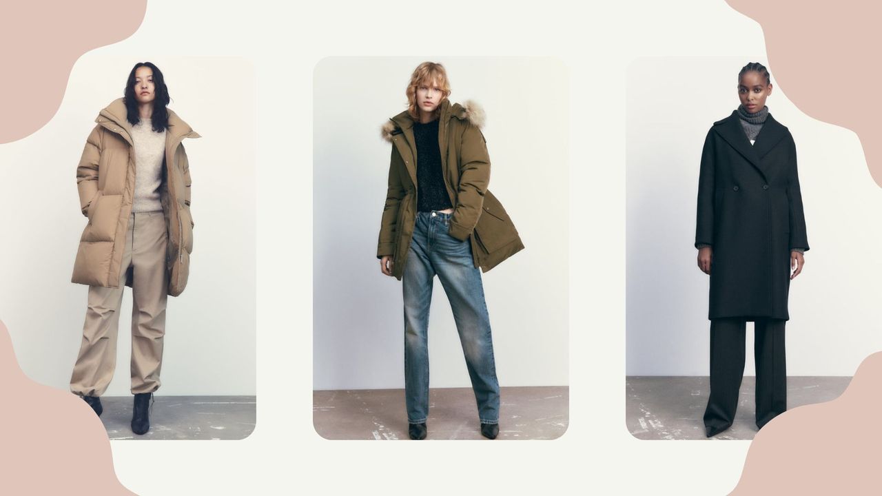 a selection of the best Zara coats on sale