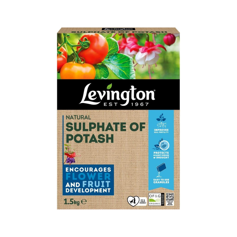 Levington Natural Sulphate of Potash for Flower &amp;amp; Fruit Development