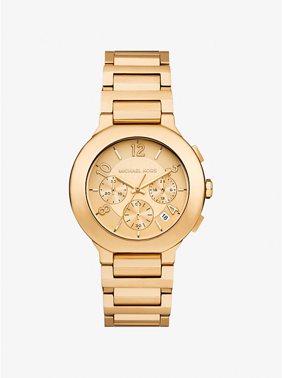 Michael Kors, the oversized Gramercy Gold-Tone watch