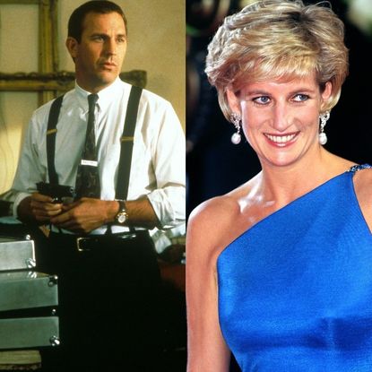 Kevin Costner and Princess Diana