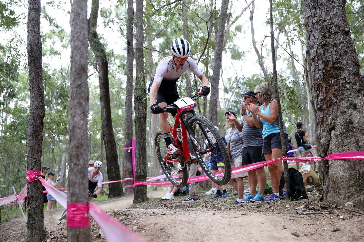 Anton Cooper also gets some air