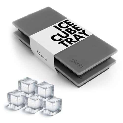 Ice Cube Tray With Lids, Small Silicone Molds for Cocktails &amp;amp; Drinks