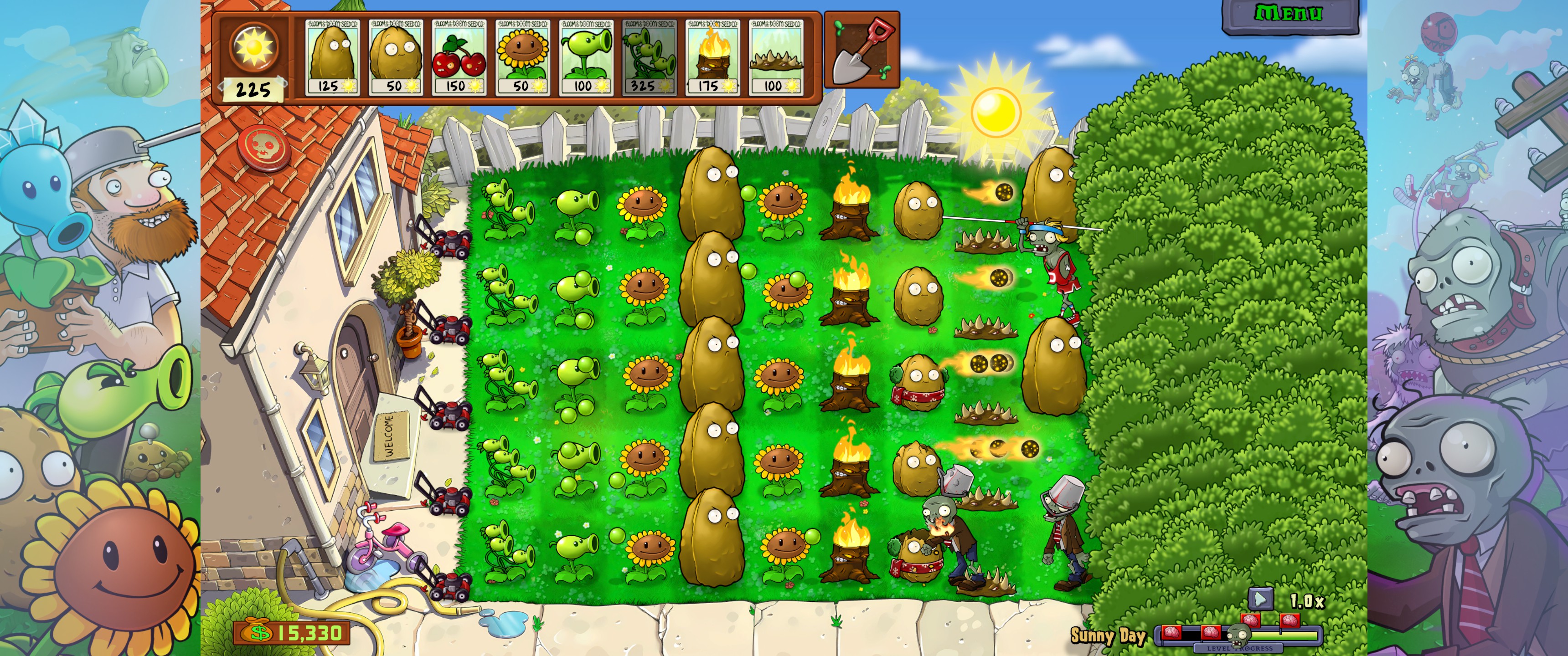 a screenshot from Plants vs. Zombies: Replanted