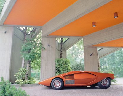 The Bertone-designed Lancia Stratos Zero photographed by Benedict Redgrove