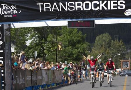Team Fernie's Martin Vale and Carter Hovey celebrate
