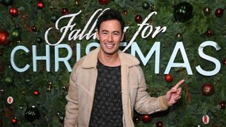 George Young at the premiere of Falling for Christmas