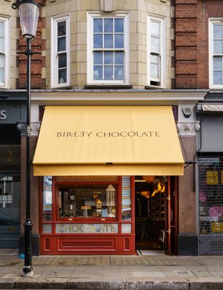 Birley Chocolate shop exterior on Cale Street