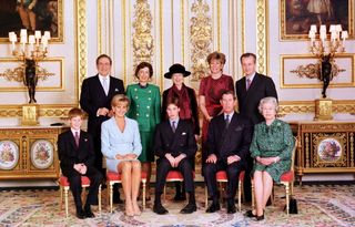 Prince Harry in the Royal family portrait
